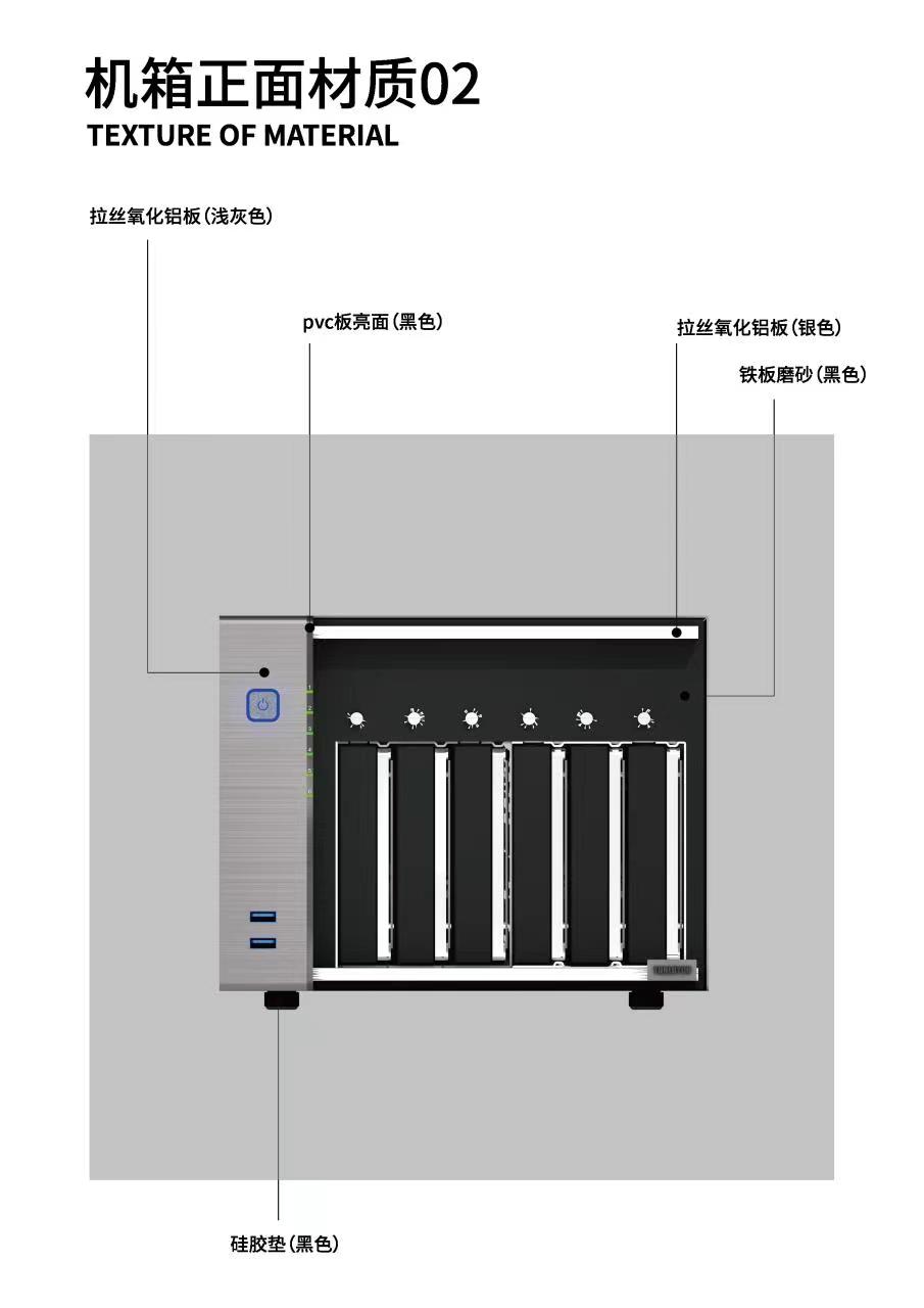N100系列6盘位NAS – 迈云达